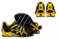 shox turbo+ 13 nike hommes chaussures pas cher black yellow